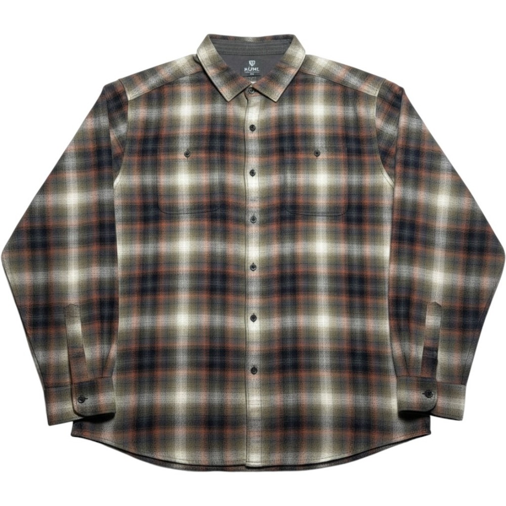 Kuhl The Law Flannel Shirt Mens XL Plaid Button‎ Front Long Sleeve